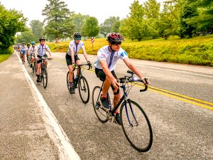 Scouts ride to summer camp